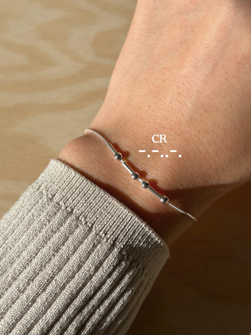 Personalized Couple Morse Code Bracelet