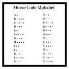 Personalized Unisex Morse Code Name Necklace